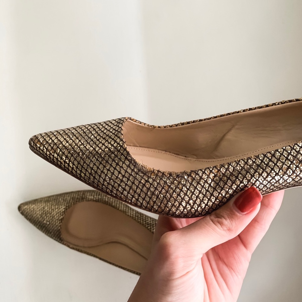 Jcrew Mermaid Glitter Kitten Heels Holiday Party Gem